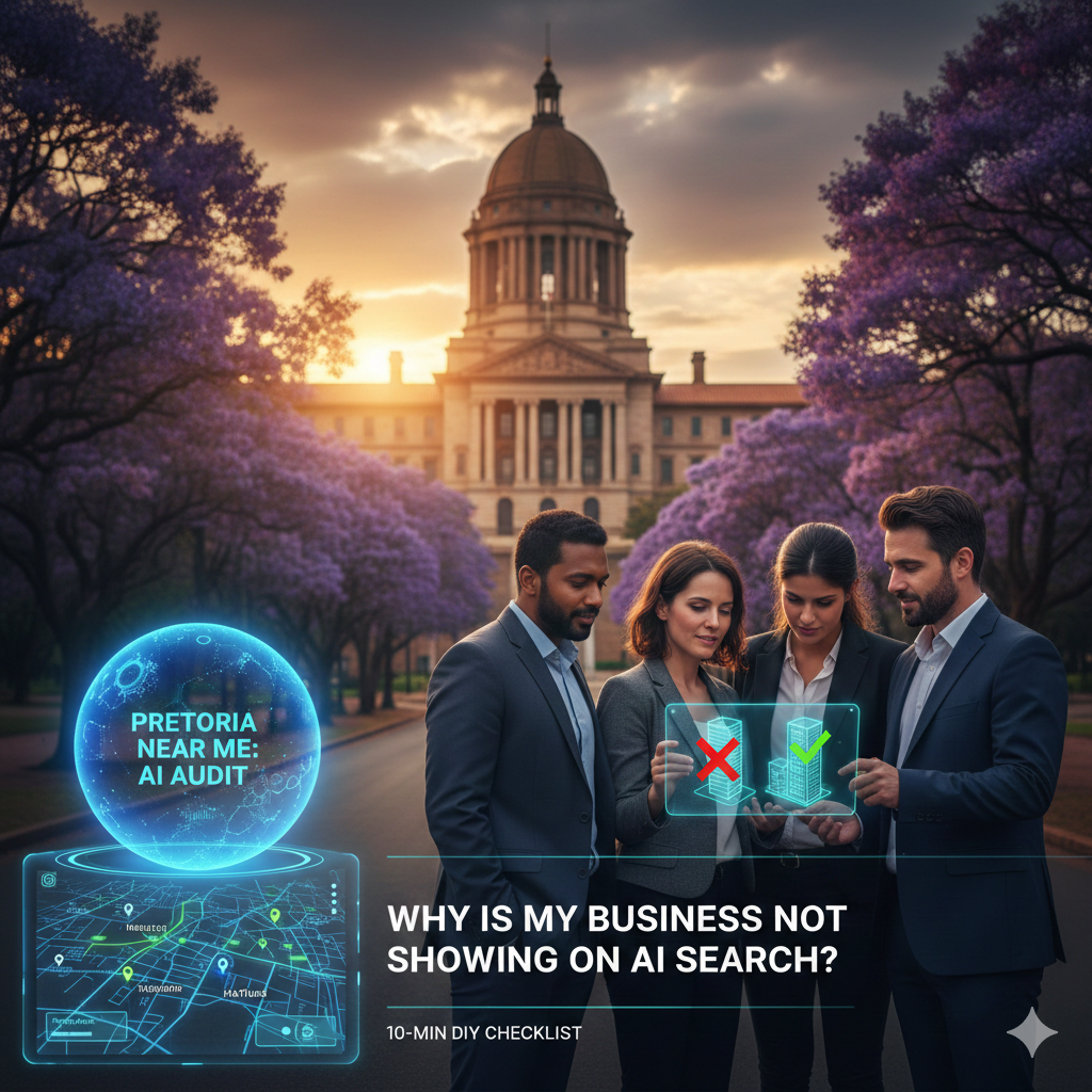 Why is my business not showing on AI search Pretoria?