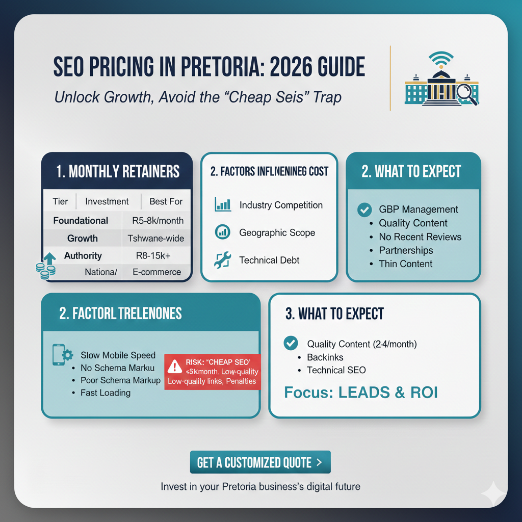 SEO Pricing in Pretoria: 2026 Guide