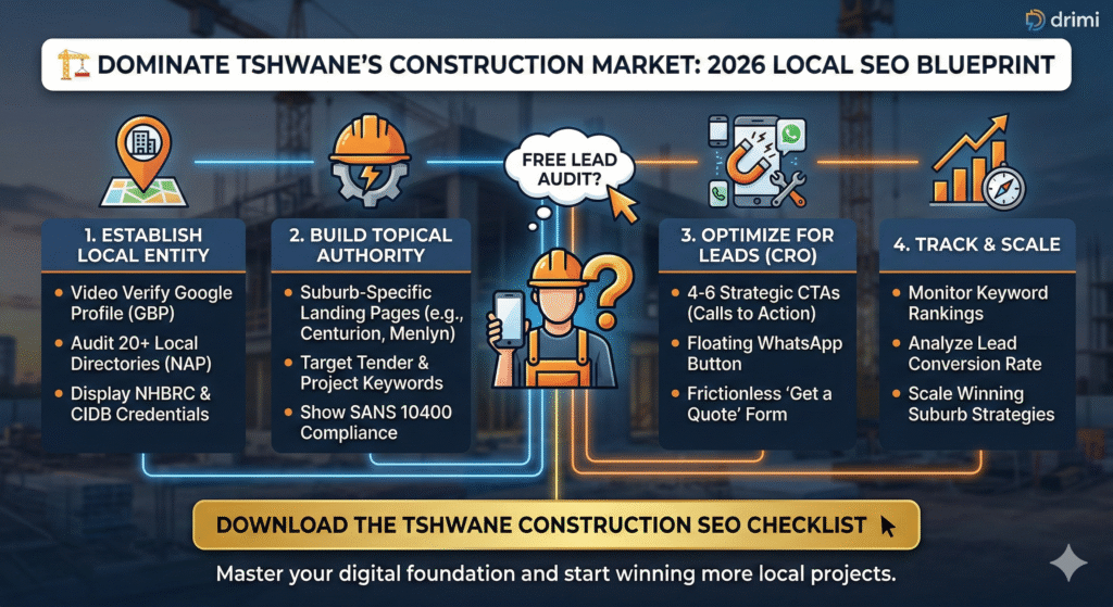 SEO for Construction Companies in Tshwane: The Blueprint to Dominating the Local Market